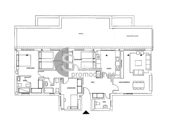 Penthouse on sale in Málaga REF:64796