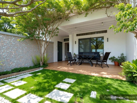 ENCANTADORA CASA DE ESQUINA EN PRIMERA LÍNEA DE PLAYA EN LA CALA DEL MORAL, CON JARDÍN PRIVADO Y ACCESO DIRECTO AL MAR. REF:64307