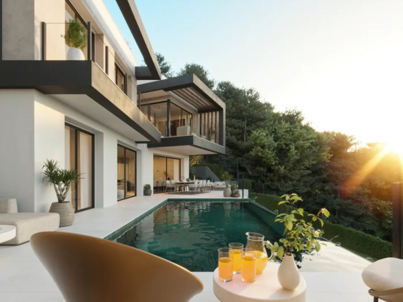 EXCLUSIVA VILLA EN PINARES DE SAN ANTÓN, MÁLAGA: UNA OBRA MAESTRA DE LUJO CON DISEÑO CONTEMPORÁNEO, 4 DORMITORIOS, 4 BAÑOS, REF:65063