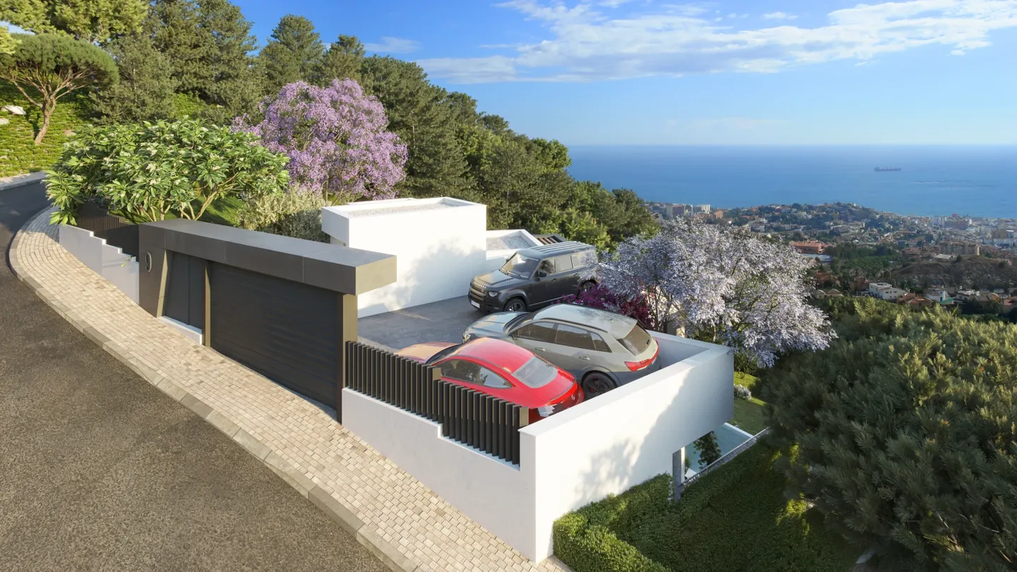 EXCLUSIVA VILLA EN PINARES DE SAN ANTÓN, MÁLAGA: UNA OBRA MAESTRA DE LUJO CON DISEÑO CONTEMPORÁNEO, 4 DORMITORIOS, 4 BAÑOS, REF:65063