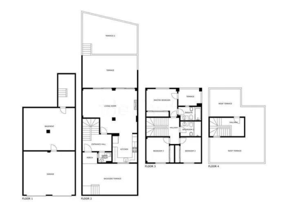 ¡OPORTUNIDAD ÚNICA! IMPRESIONANTE CASA ADOSADA CON VISTAS AL MAR, LA CIUDAD Y LAS MONTAÑAS. 3 AMPLIOS DORMITORIOS, REF:64255