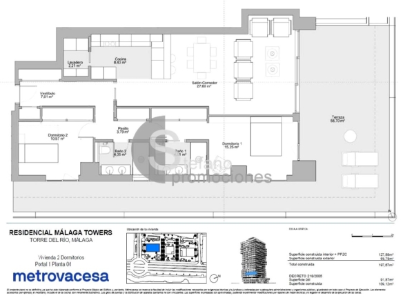 Flat on rent in Málaga REF:65128