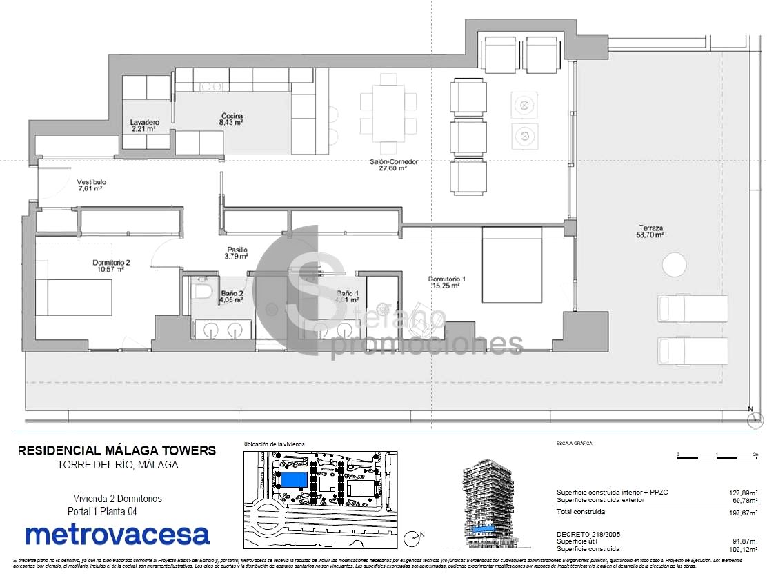 Flat on rent in Málaga REF:65128