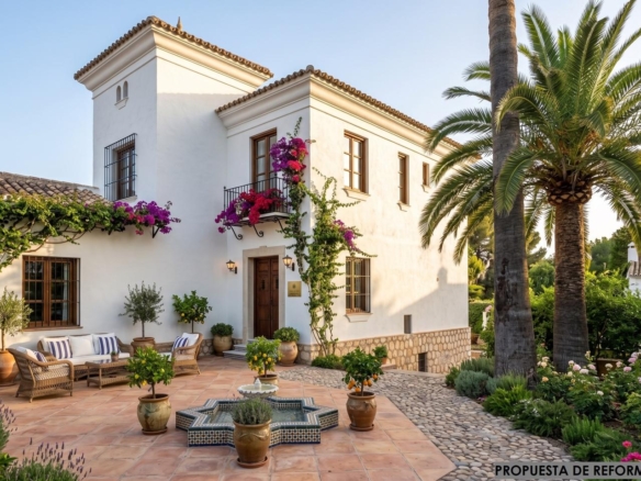EXCLUSIVO PALACETE SEÑORIAL A SOLO 350 METROS DEL MAR EN EL LIMONAR: UNA PIEZA ARQUITECTÓNICA ÚNICA DE 330 M² CON ALTOS TECHOS REF:65144