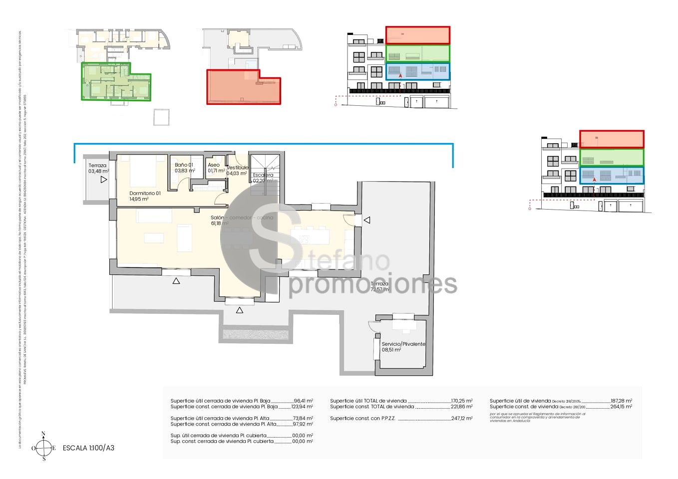 OBRA NUEVA EN PARTE BAJA DEL LIMONAR, TRÍPLEX DE ENSUEÑO EN EL LIMONAR: 264 M² REF:65206
